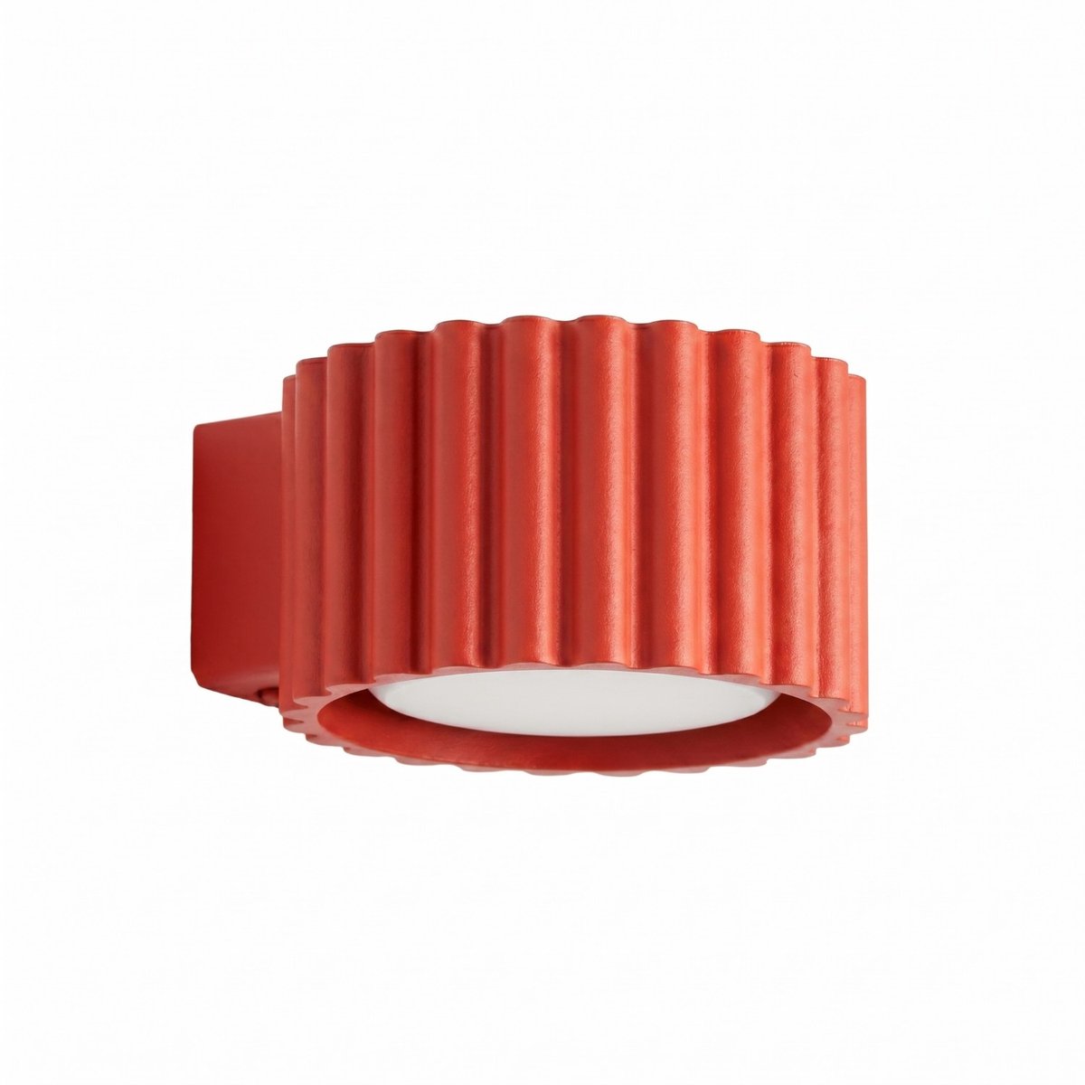 Sollux Lighting Wandlamp AURA - Gx53 - rood - aluminium - 10x12x6cm