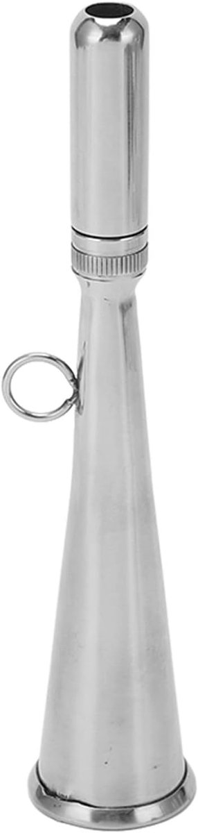 Fog Horn, Stainless Steel Handheld Foghorn Easy to Carry Handheld Air Horn Durable Loud Signal Whistle with Removable - ShopVlot