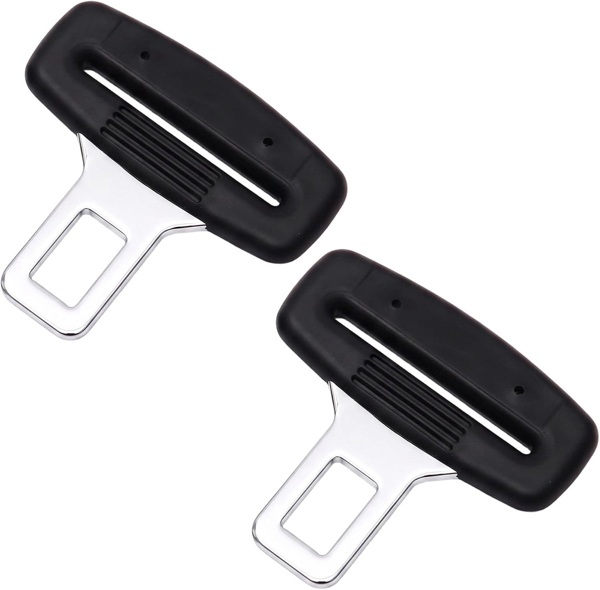 2pcs Universal Safety Belt Lock with Hook and Clip Safety Belt (Black) - ShopVlot