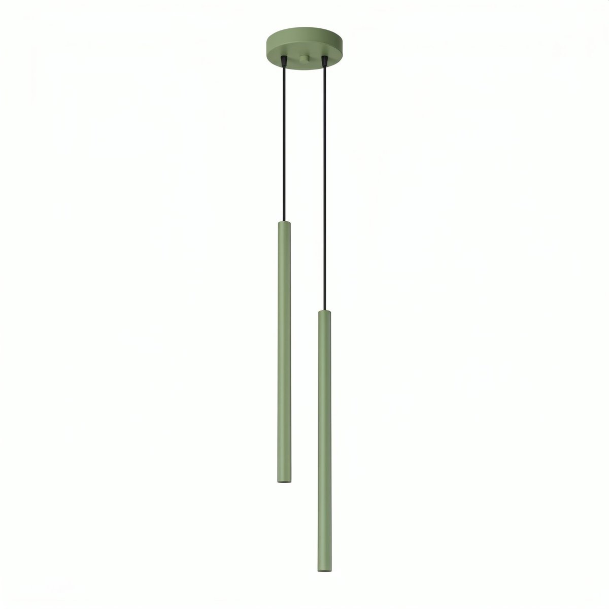 Sollux Lighting Hanglamp PASTELO - G9 - salie - staal - 15x15x118cm