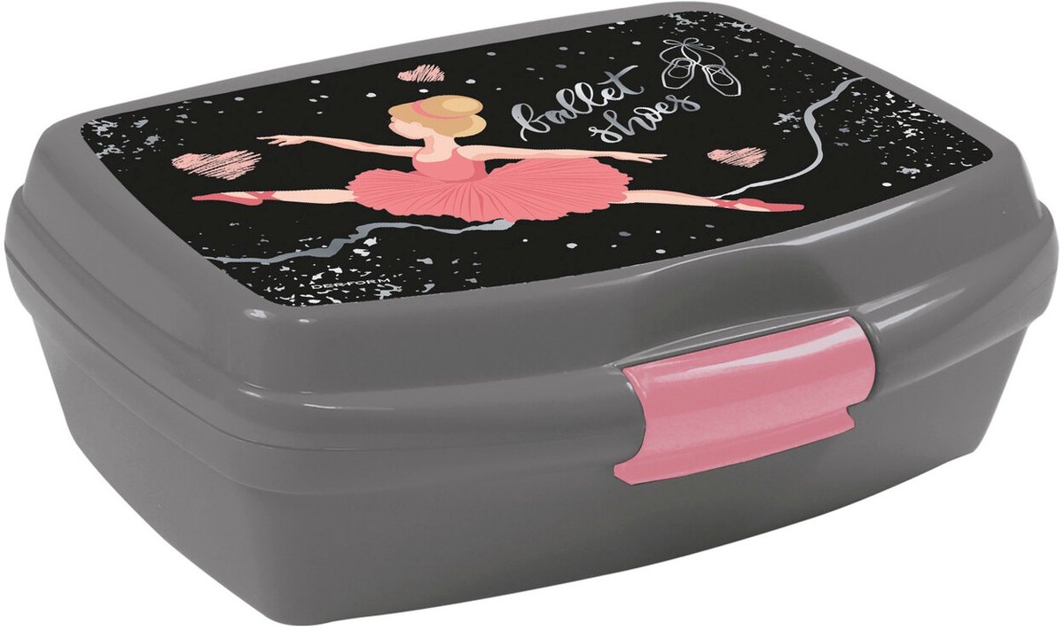 DERFORM Lunchbox Balletdanseres Meisjes Zwart