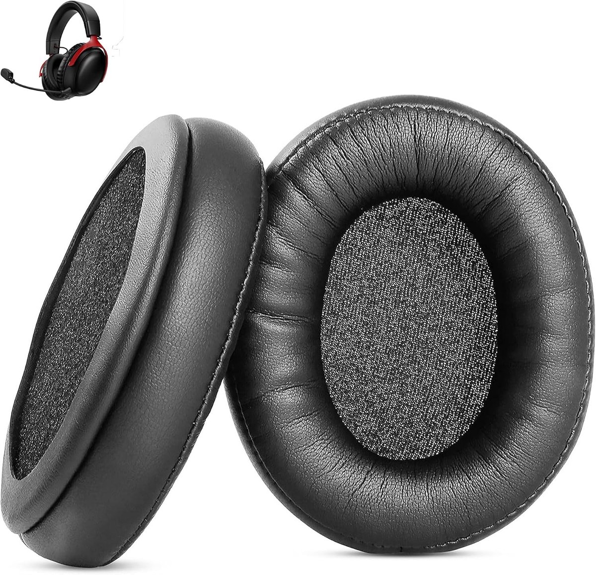 Replacement Ear Pads Compatible with Cloud III S Headset Ear Pads Replacement with Protein Leather - ShopVlot