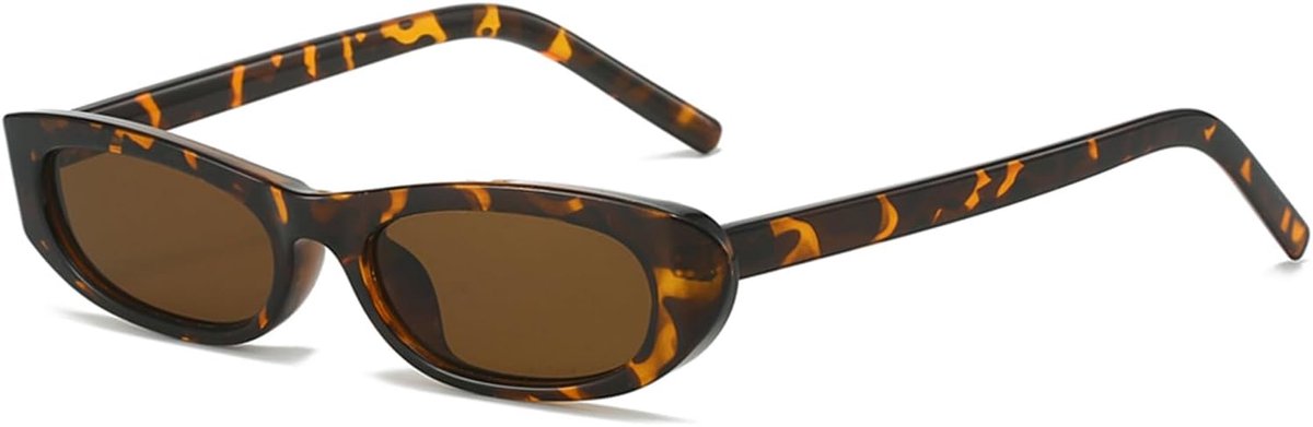 Retro ovalen zonnebril klein frame - vintage 90s cat eye - UV400 bescherming - stijlvol en trendy - ShopVlot