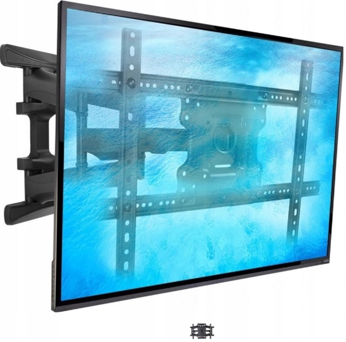 Draaibare TV Muurbeugel - Universeel, Verstelbaar tot 70 inch