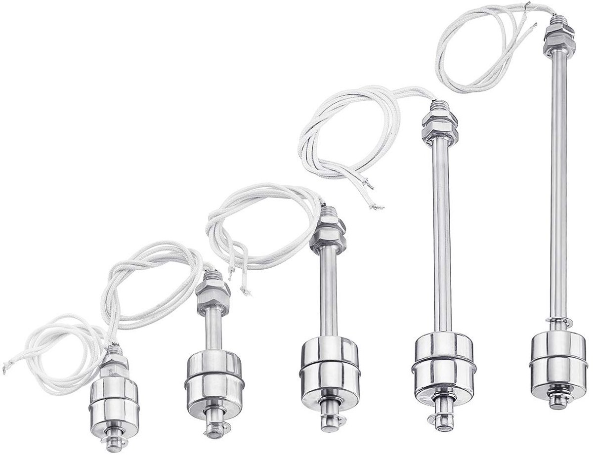 Stainless Steel Water Flow Tank Vertical Float Switch Liquid Sensor Level Controller - 100mm - ShopVlot