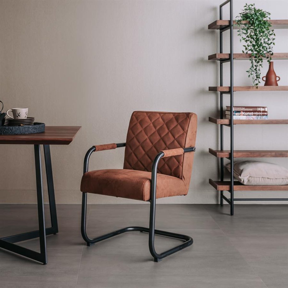 Tower Living Armstoel Civo Bull Cognac