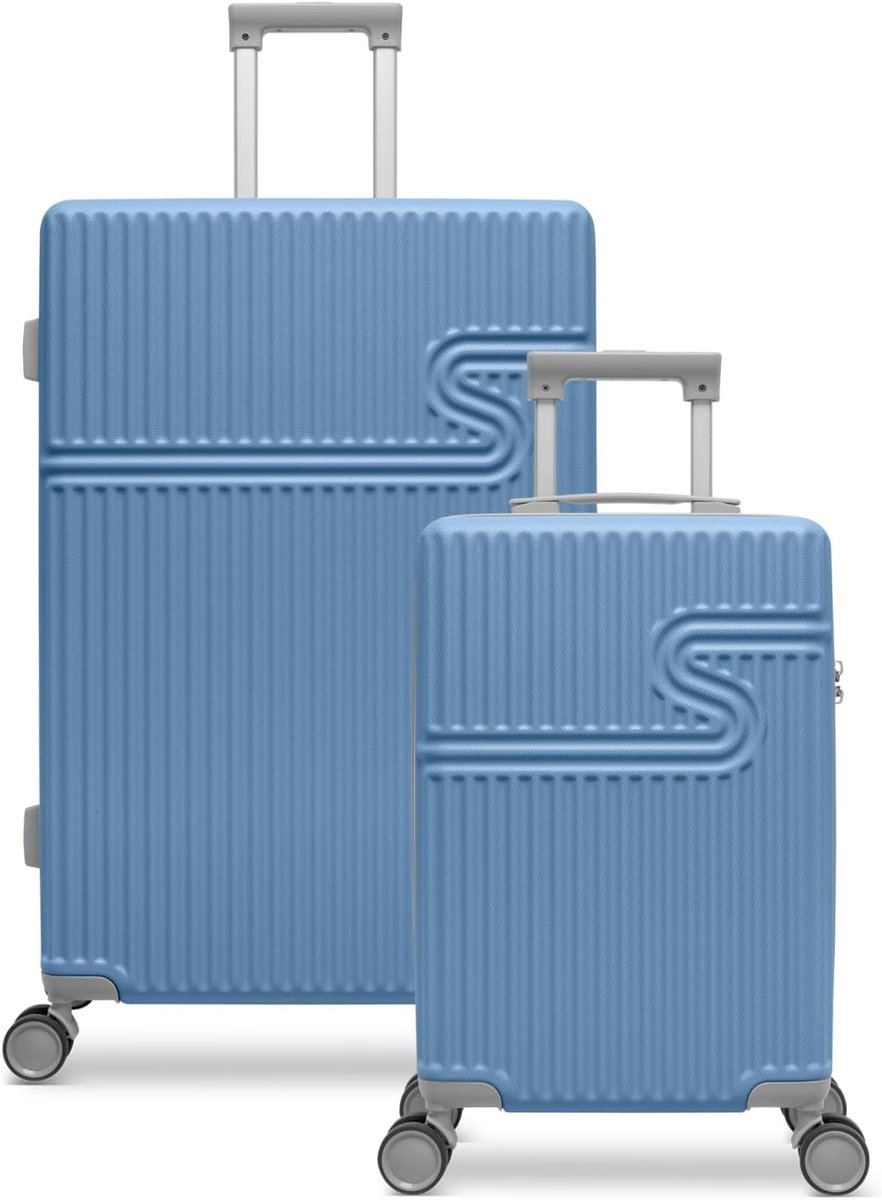 Koffer set 2-delig - Handbagage 28L - Ruime reiskoffer 86L - TSA-slot - Ideaal voor lange reizen - ShopVlot