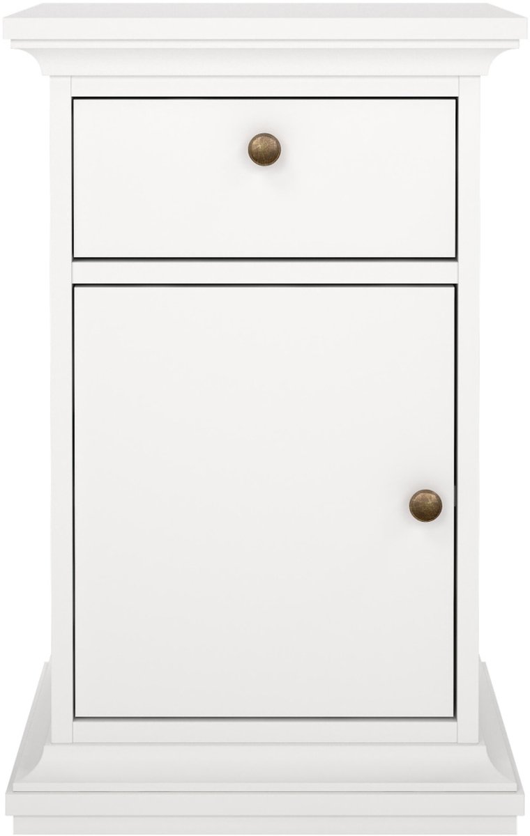 Giga Living Nachtkastje Paris - Wit - 70x45x45cm