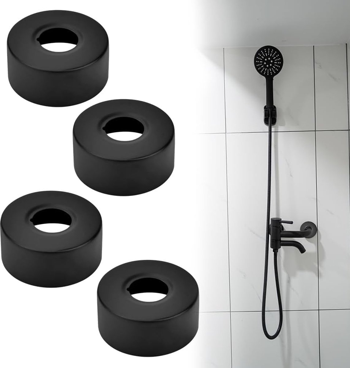Decoratieve hoezen voor sanitair - waterdicht - stijlvol ontwerp - beschermt tegen vuil - ShopVlot