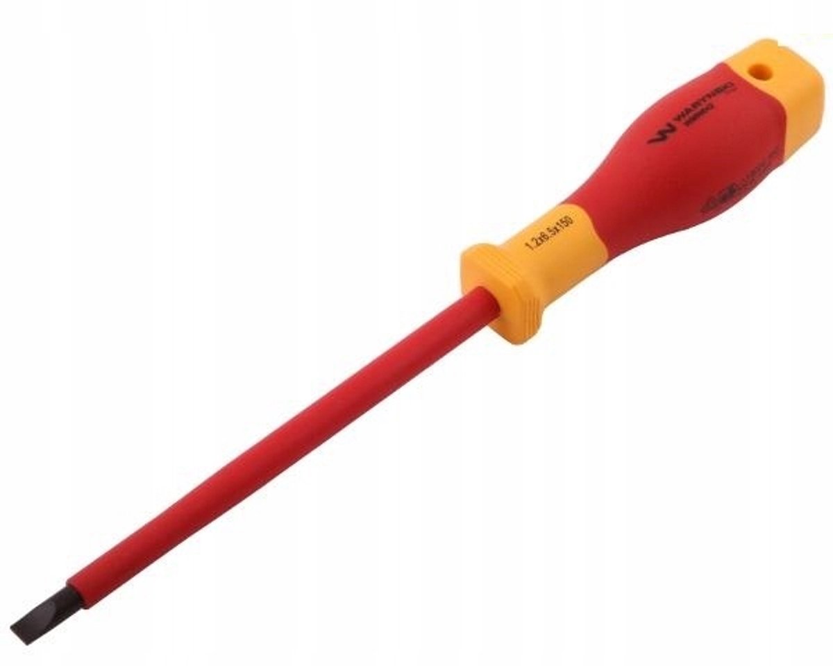 Geïsoleerde platte schroevendraaier 6 x 150 mm, VDE-gecertificeerd