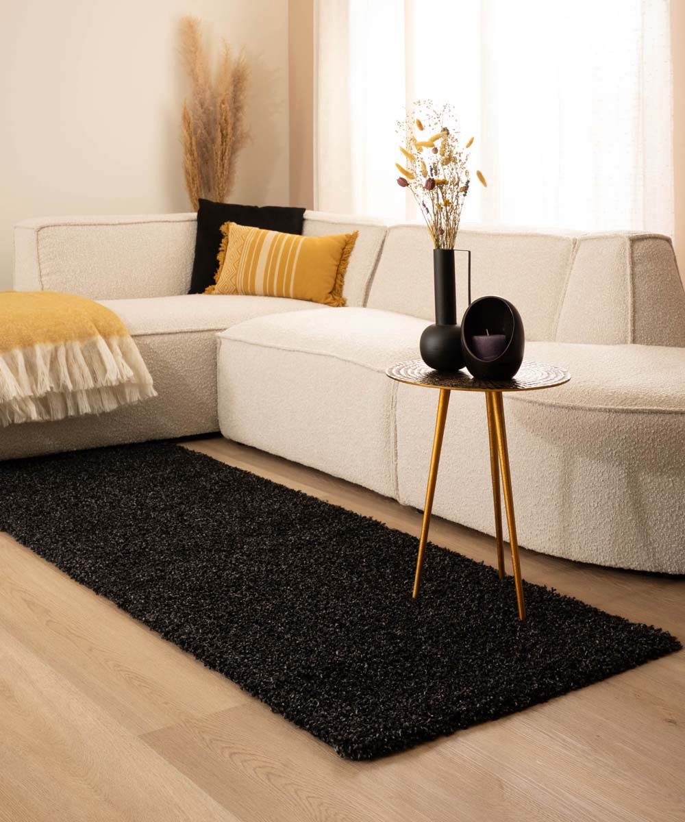 Hoogpolige loper - Shaggy Trend antraciet 80x300