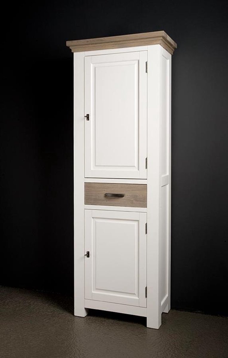 Tower Living Opbergkast Parma - Wit Hout - 70x40x195cm