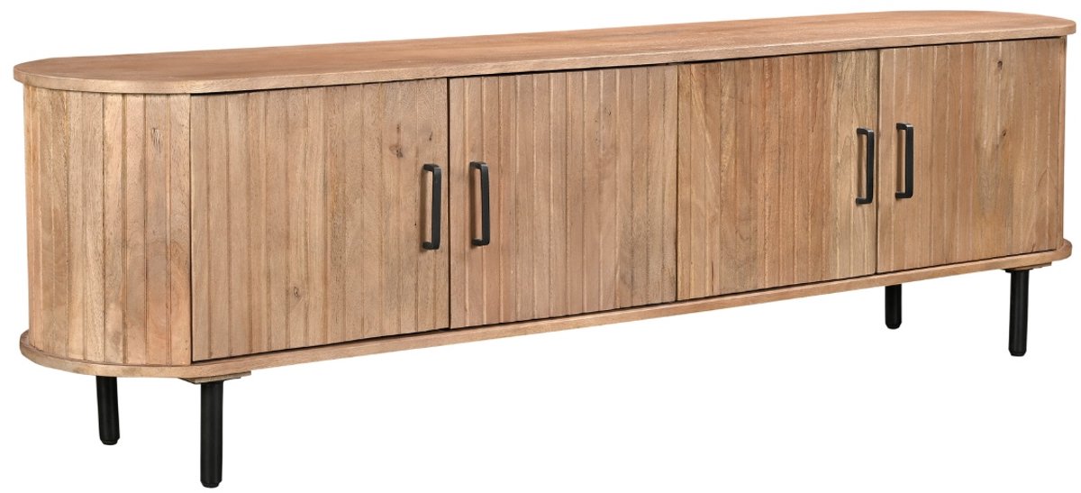 Giga Meubel Tv-meubel Merel - Naturel Mangohout - 200x46x56cm