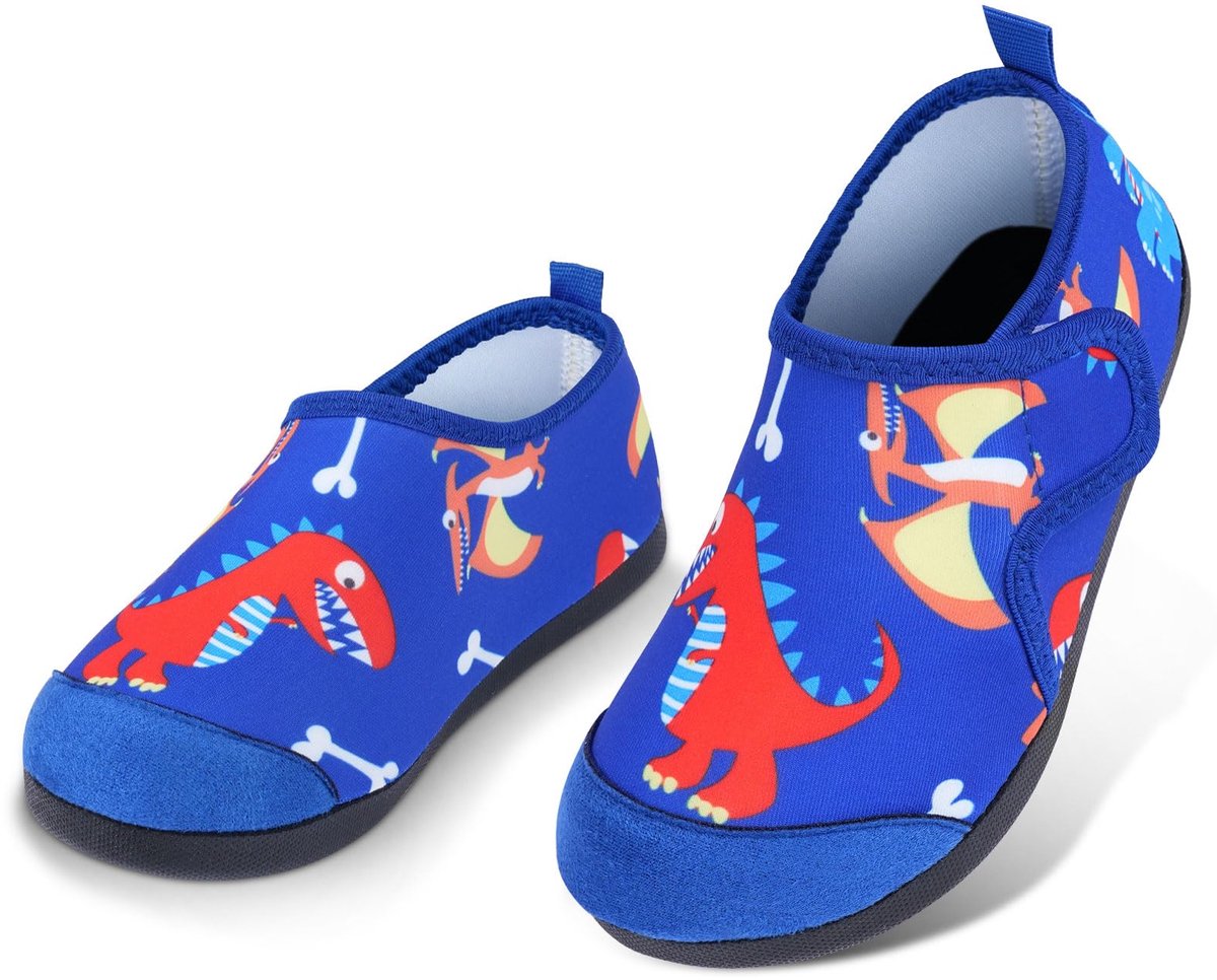 AOOSU Waterschoenen, Klittenband met pterosauriërpatroon Badschoenen voor kinderenvoor kinderen - ShopVlot
