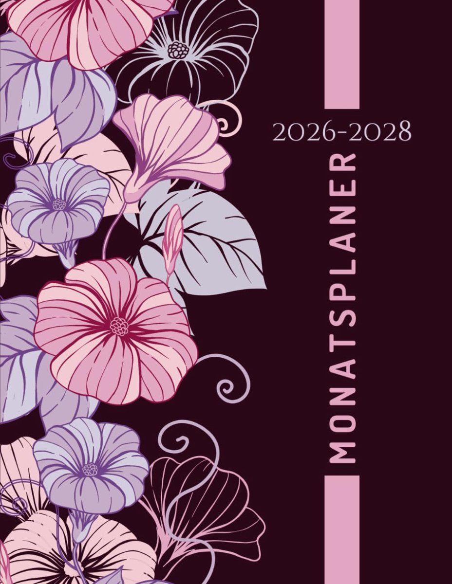 Monatsplaner 2026–2028: 3 Jahre Übersicht & Organisation - Monatskalender zum Ausfüllen, Termine, Ziele & Notizen - ShopVlot