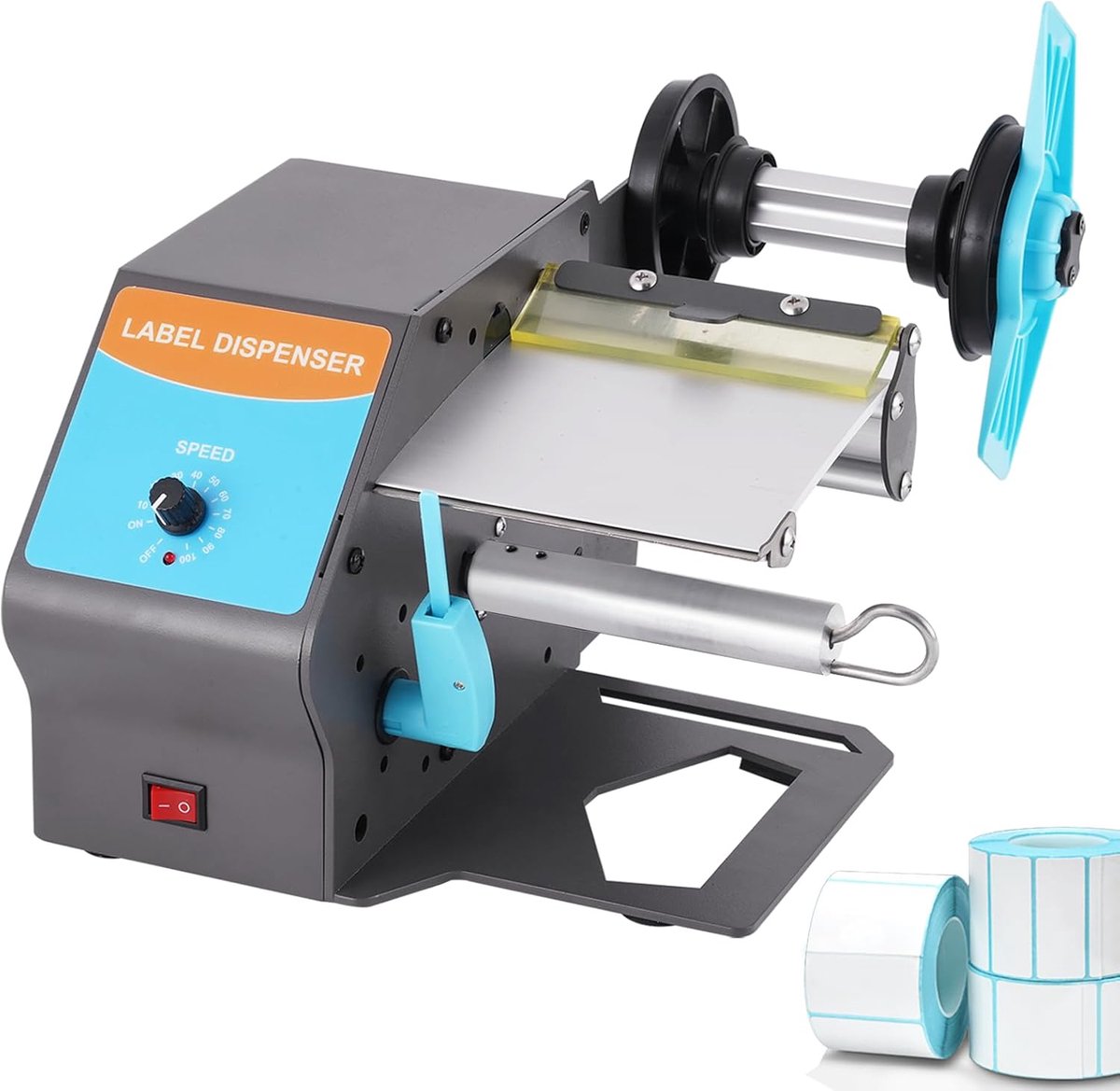 YUCHENGTECH Label Dispenser Label Width 5-120mm Label Dispenser for Roll Labels Automatic Label Dispenser 10mm/s for - ShopVlot