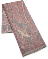 AVANT-GARDE PARIS Kashmiri Jamawar Sjaal - Multi Kleur 77 x 29.5 inch - Polyester-Wol Mix met Traditionele Ontwerpen