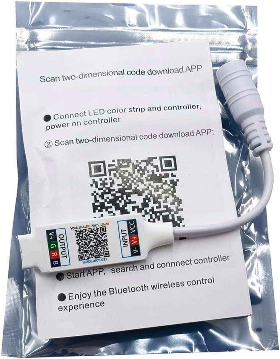 Mini RGB Bluetooth Controller DC 5V 12V 24V Music BT Smart APP Controller Light Strip Control for RGB LED Strips - ShopVlot