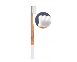 GoEco BAMBOO tandenborstel - Ultra zacht, bamboe, 10.000 vezels, wit