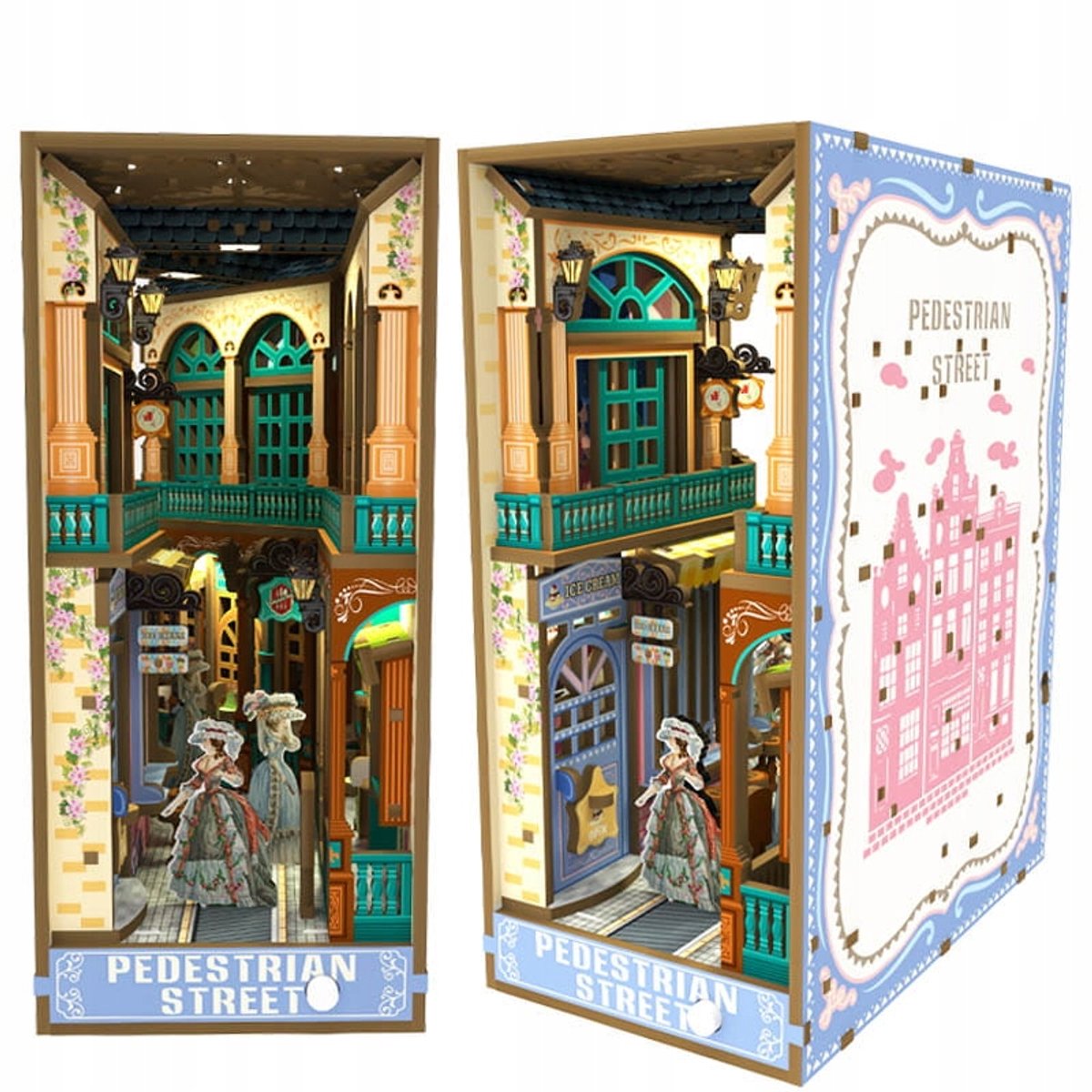 DIY Miniatuur Boek Nook Huisje - Victoriaans Straatje