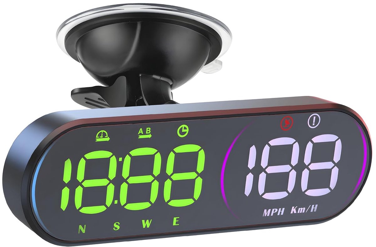 ELLENNE HUD display GPS display snelheid auto motorfiets snelheidsmeter digitaal G26 - ShopVlot