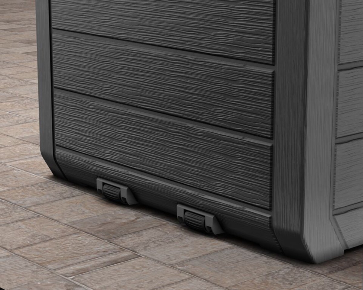 Keter Atlas Opbergbox 270L - 117,2x45x57 cm - Antraciet