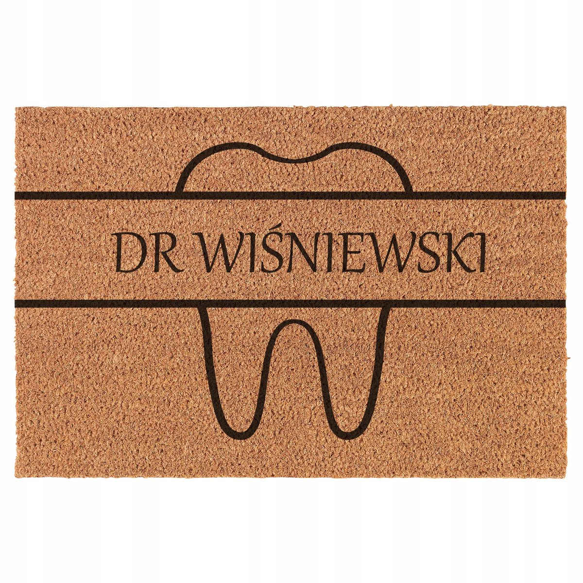 Deurmat Kokosvezel Antislip - 60x40 cm - Stijlvol en Functioneel