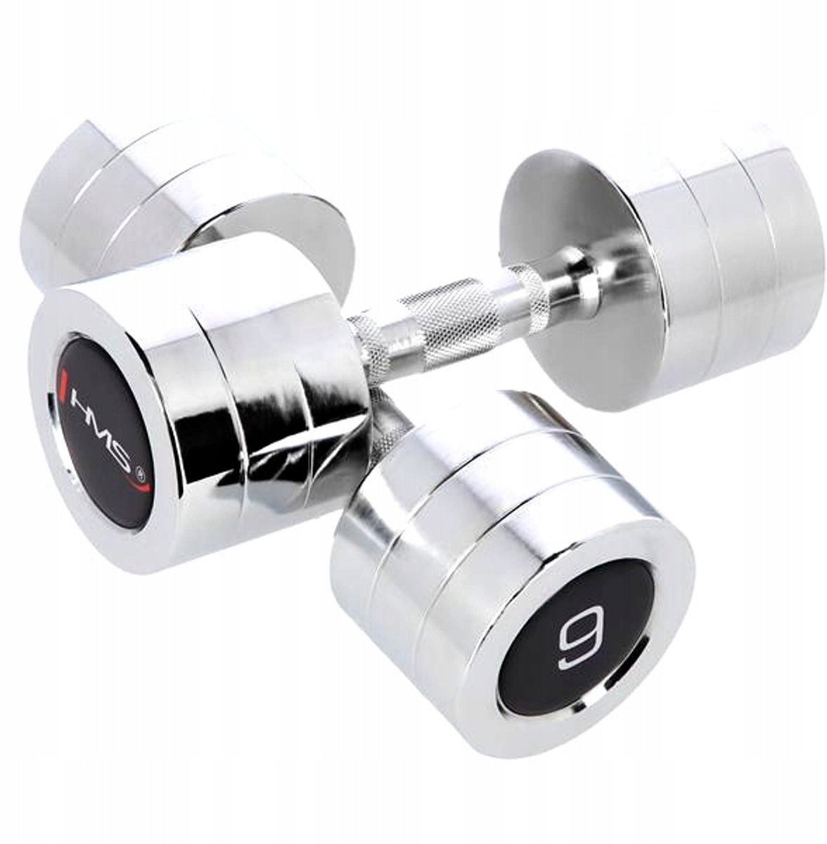 Chromen houderset 2x 9kg - 18kg Fitness Kracht Training