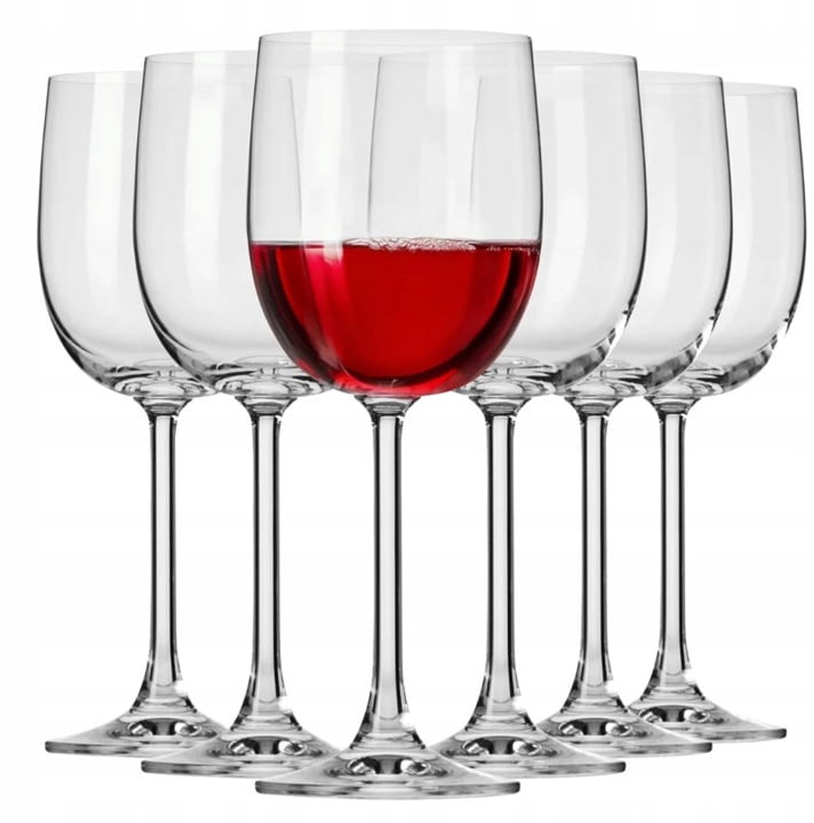 Gema Wijnglazen 6 stuks 340ml - Universeel voor Wit & Rood Wijn