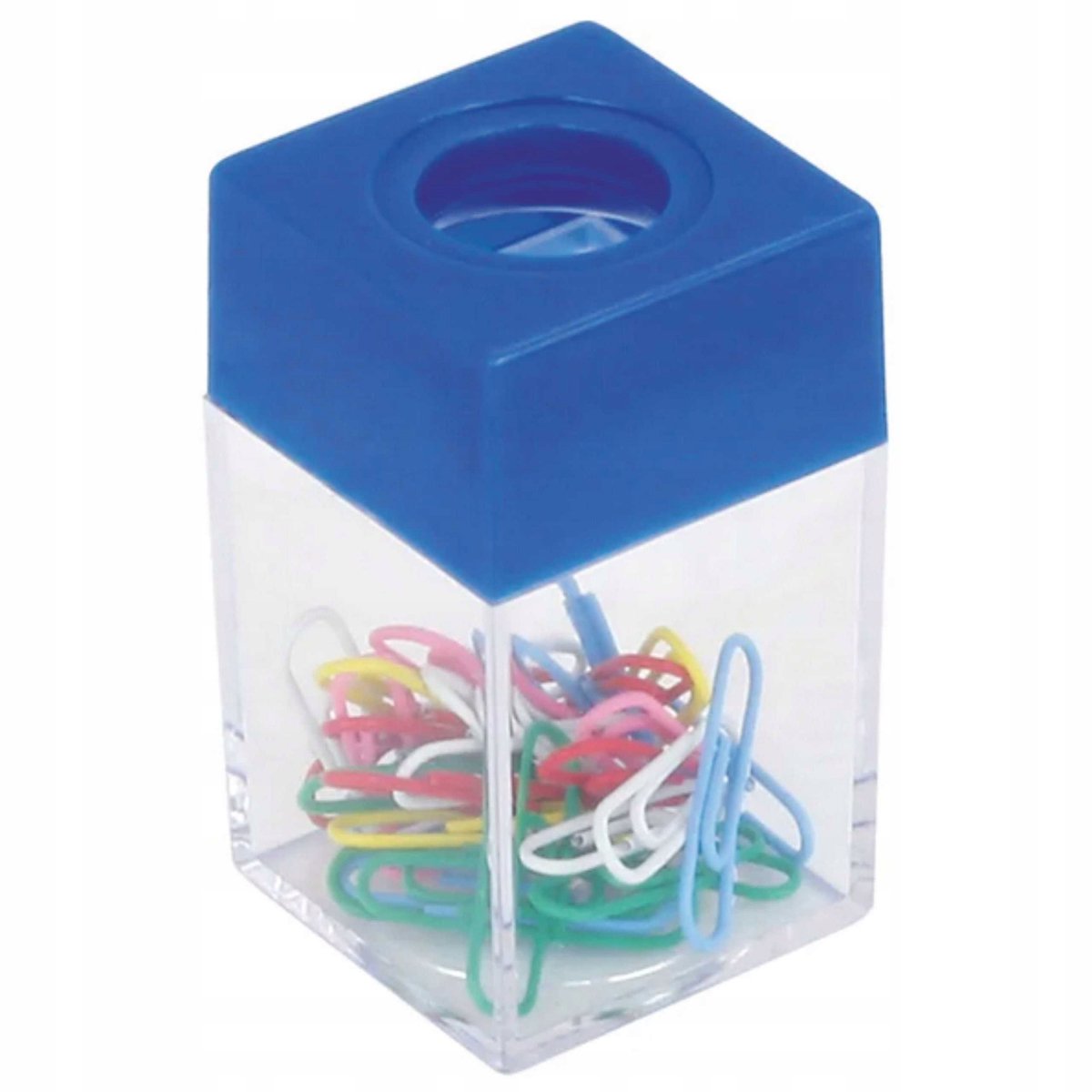 Kleurrijke Paperclips in Magnetische Houder, 28mm
