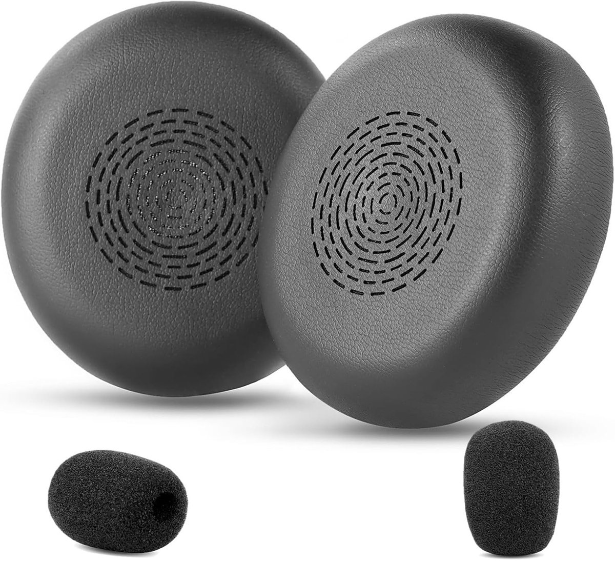Evolve2 75 Ear Pads Ear Pads Microphone Foam Replacement Compatible with Jabra Evolve2 75 PC Wireless Headphones - ShopVlot