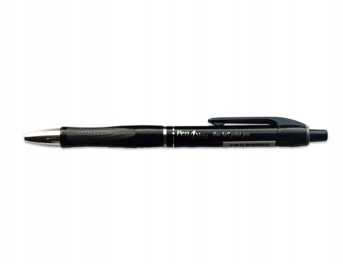 FINESTY Automatische Pen 0,5 mm Blauwe Inkt - Zwart
