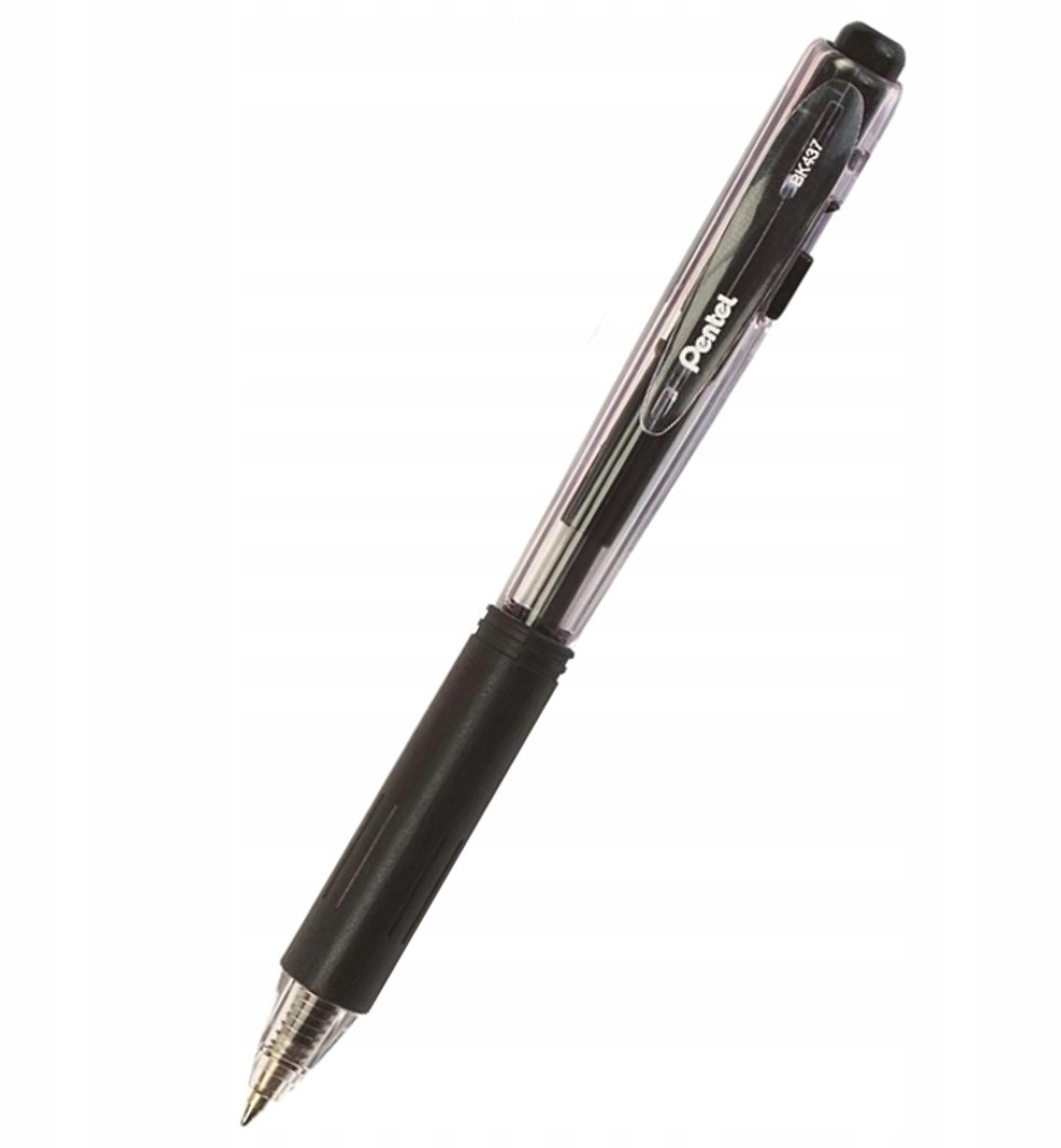 Pentel BK437 Automatische Pen - Zwart, 0,7 mm Punt