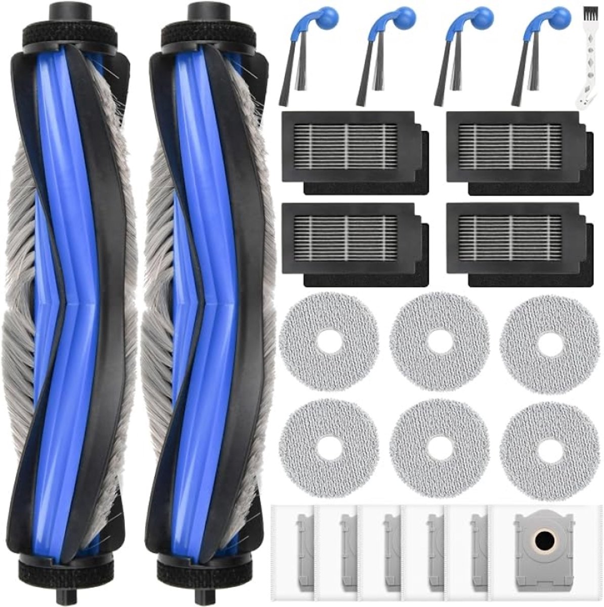 23-delige accessoireset voor Ecovacs Deebot T50 Pro Omni Gen3 / T30C Omni Gen2 robotstofzuiger – vervangende onderdelen