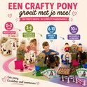 Overzicht van Crafty Ponies en toebehoren voor verschillende leeftijden, van 0-3 jaar tot 10+ jaar.