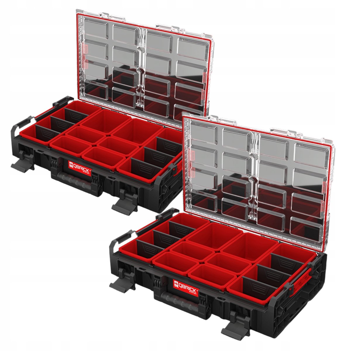 Qbrick System ONE XL 2.0 Organizer - Grote Plastic Gereedschapskist (x2)
