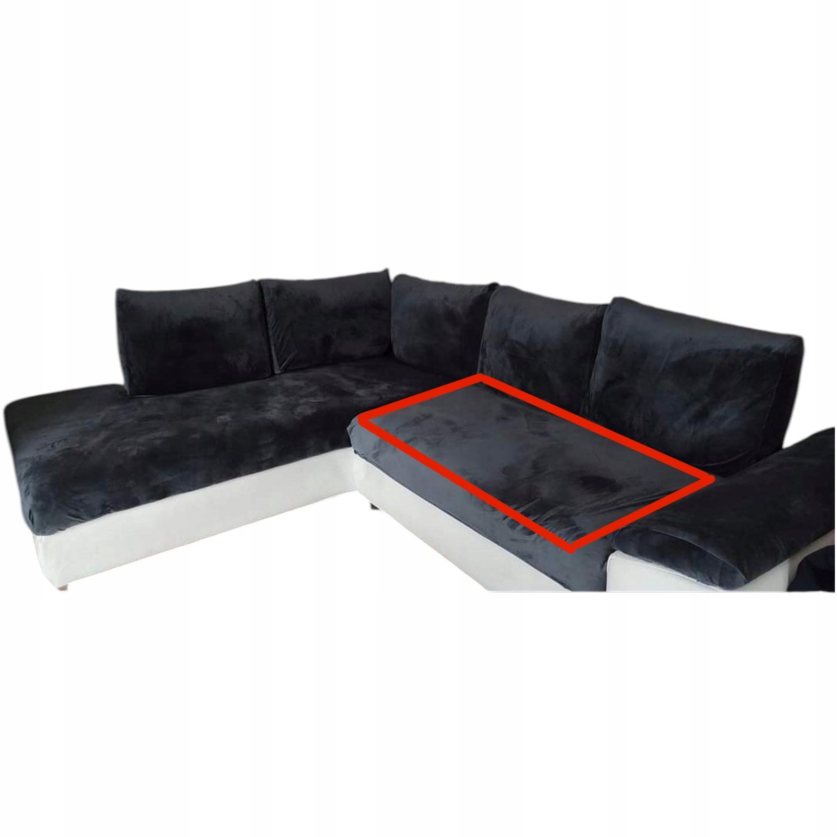 Elastisch Velours Bankovertrek 80x180 cm - Bescherming & Stijl