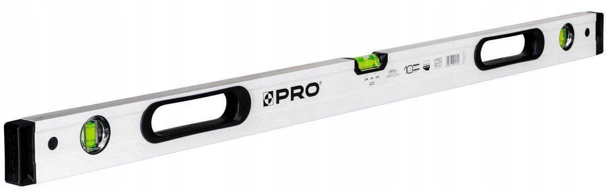 Profi Waterpas Wit 120cm - Robuust en Nauwkeurig