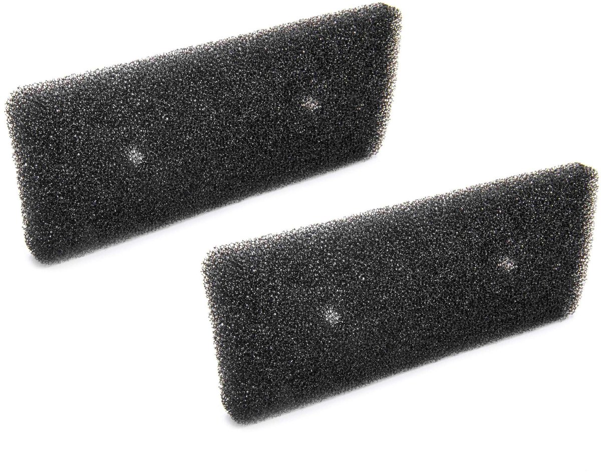 2x Droger filter geschikt voor Samsung - Schuimfilter voor wasdroger - DC62-00376A vervanging - Samsung DV-F500E warmtepomp droger vervangingsfilter - Spons - Zwart