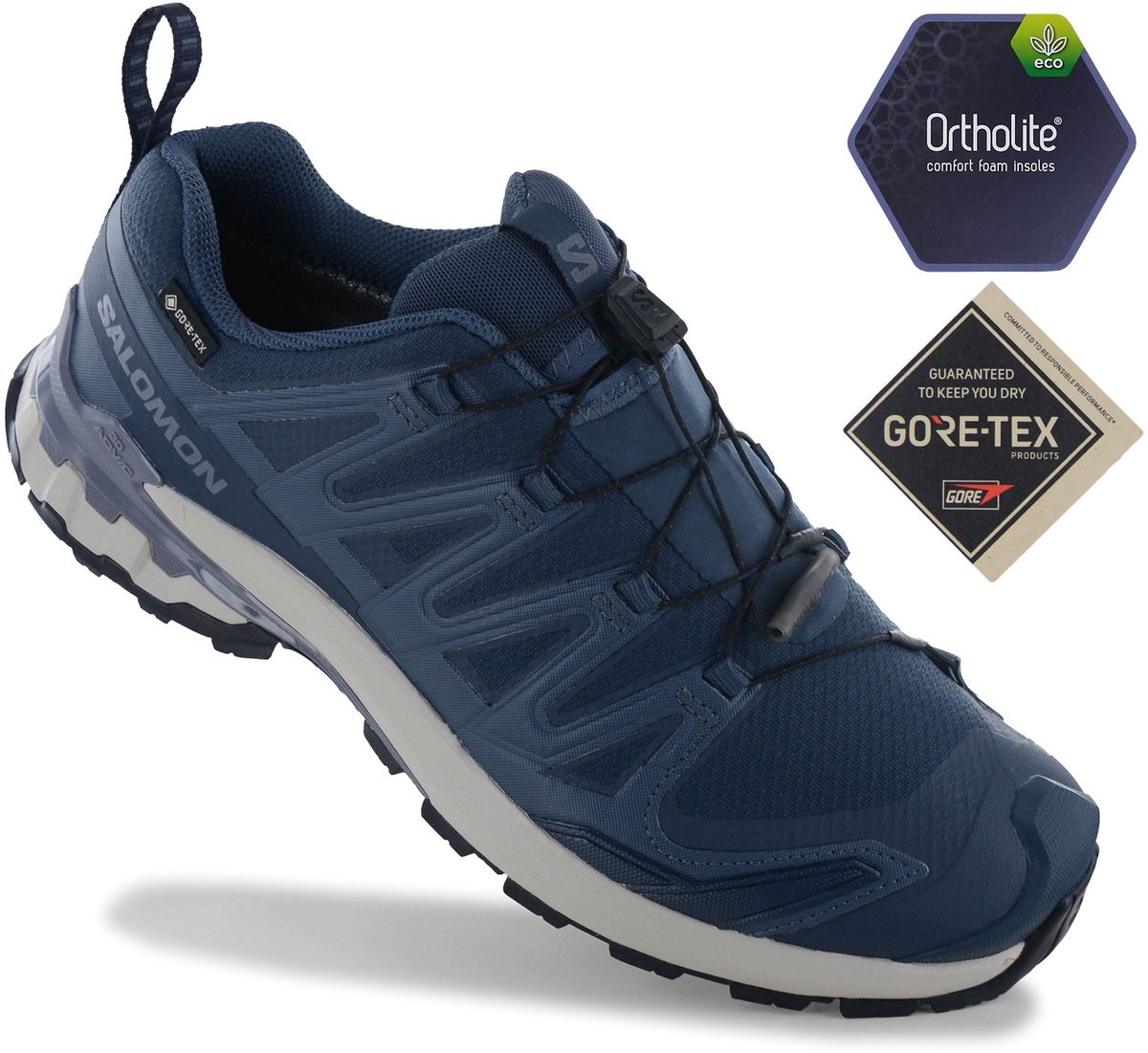 Salomon XA PRO 3D V9 GTX - GORE-TEX - Heren Wandelschoenen Trail-Running Schoenen 479872 , Maat: EU 42 2/3 UK 8.5