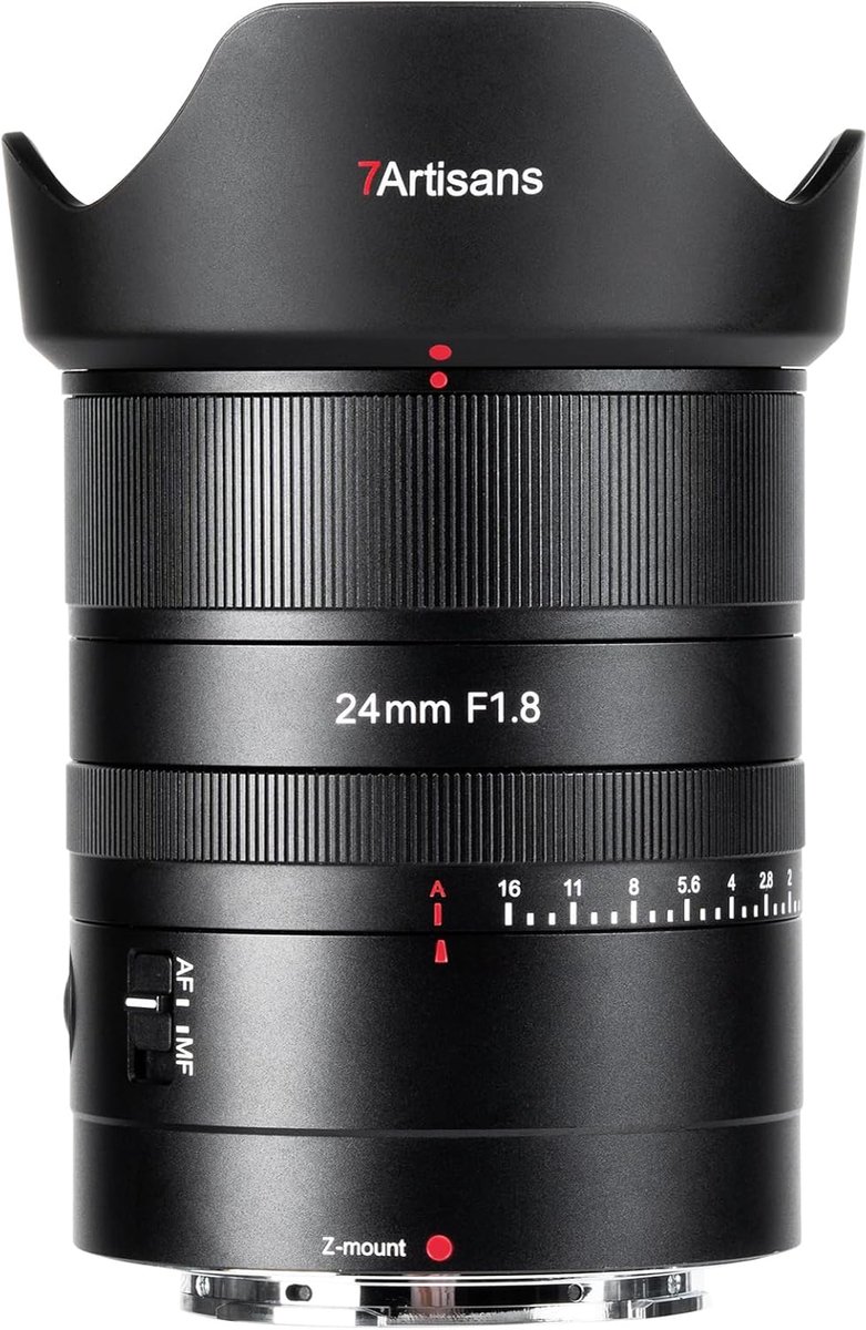 Camera-lens 24mm - f/1.8 - automatische/manuele ondersteuning - ideaal voor straatfotografie - ShopVlot