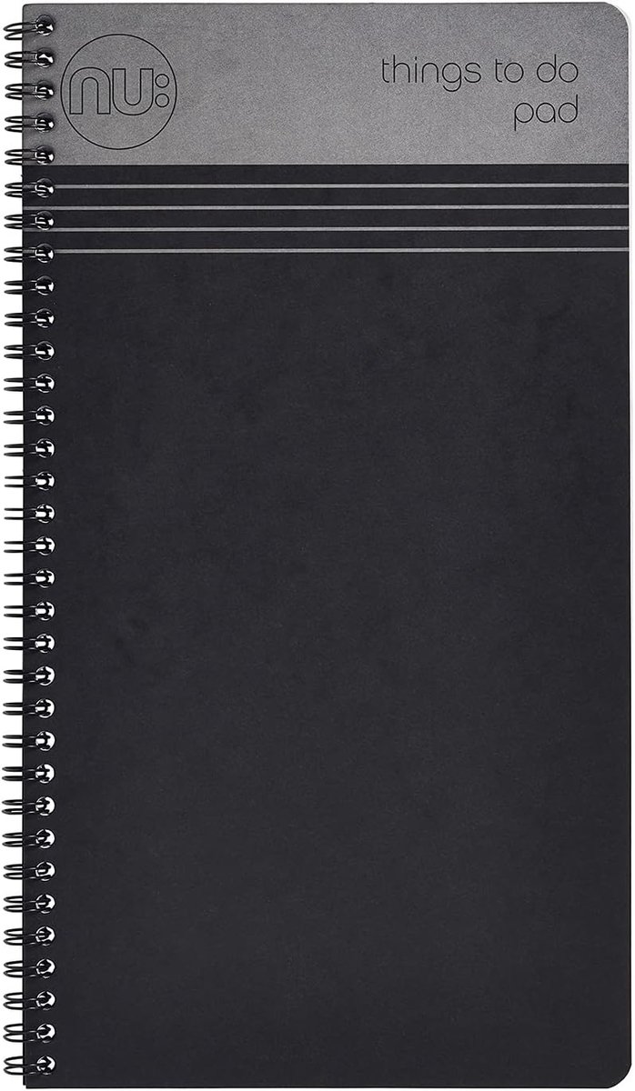 Notitieboek 110 pagina's - gelinieerd - zwart - perfect voor aantekeningen - ShopVlot