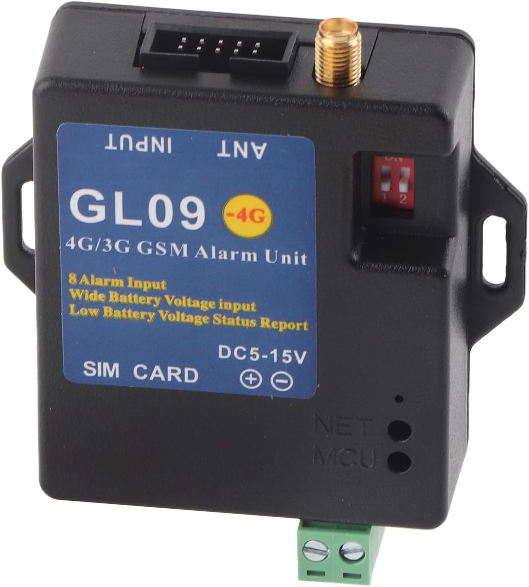 Alarm System GSM GL09 4G/3G/GSM 8CH Alarm System Warning Module 8-Channel Input Low Consumption for Warehouse Security - ShopVlot