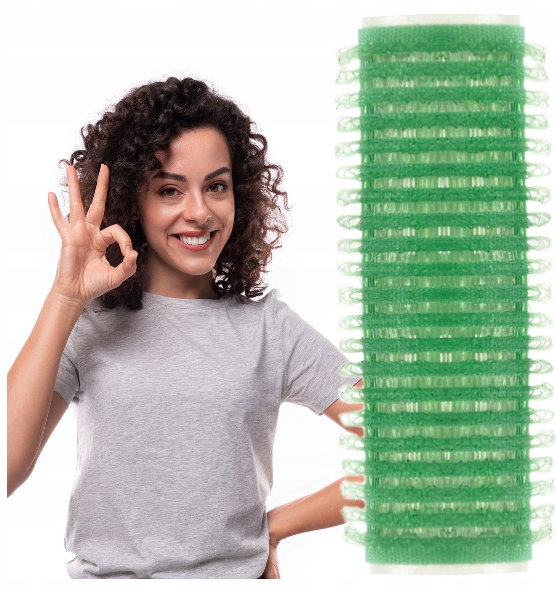 Merkloze Haarrollers met Klittenband - 20mm - 12 stuks