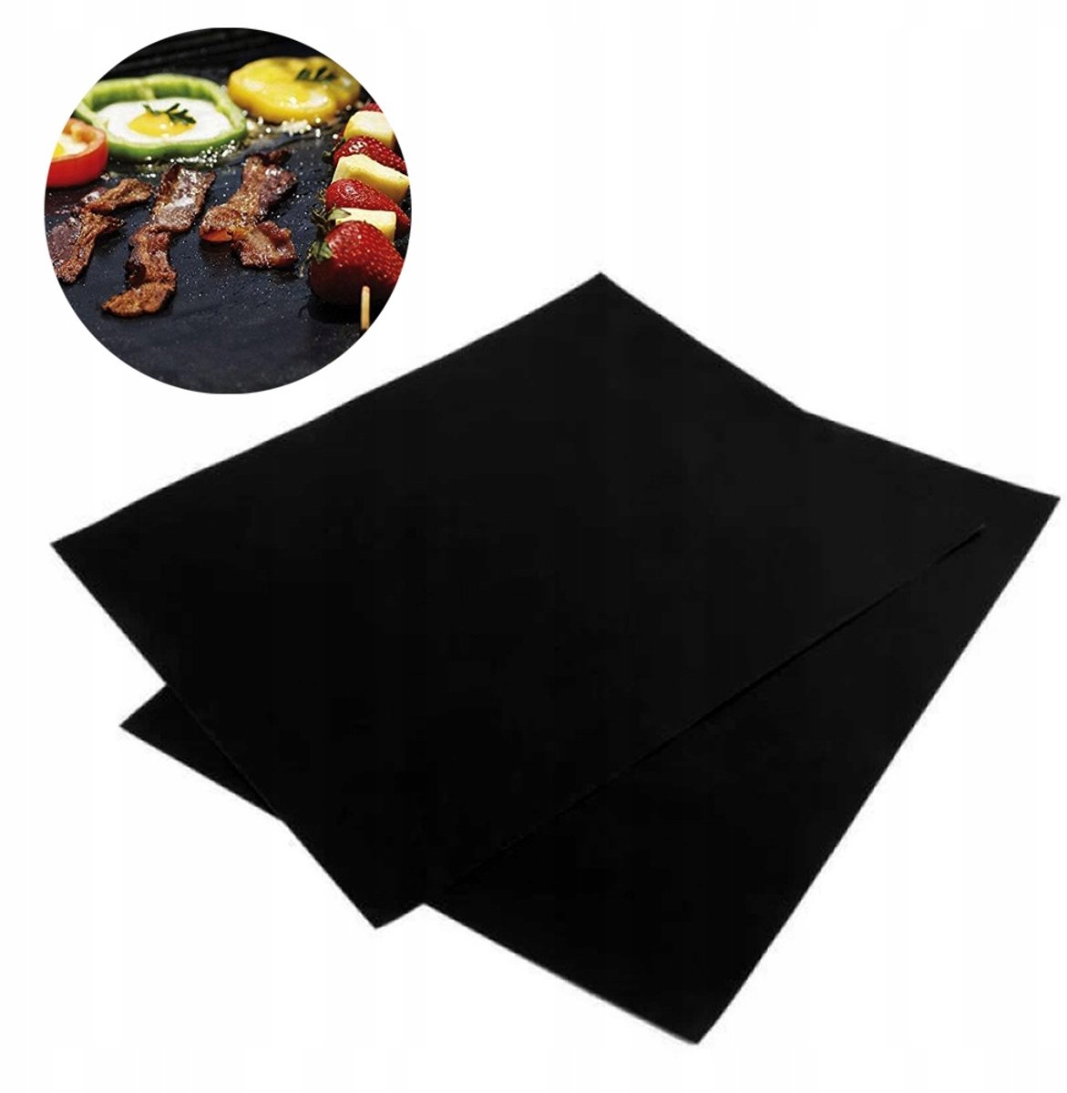 2x Teflon Grillmatten 40x33cm - Bakken en Grillen Zonder Vet