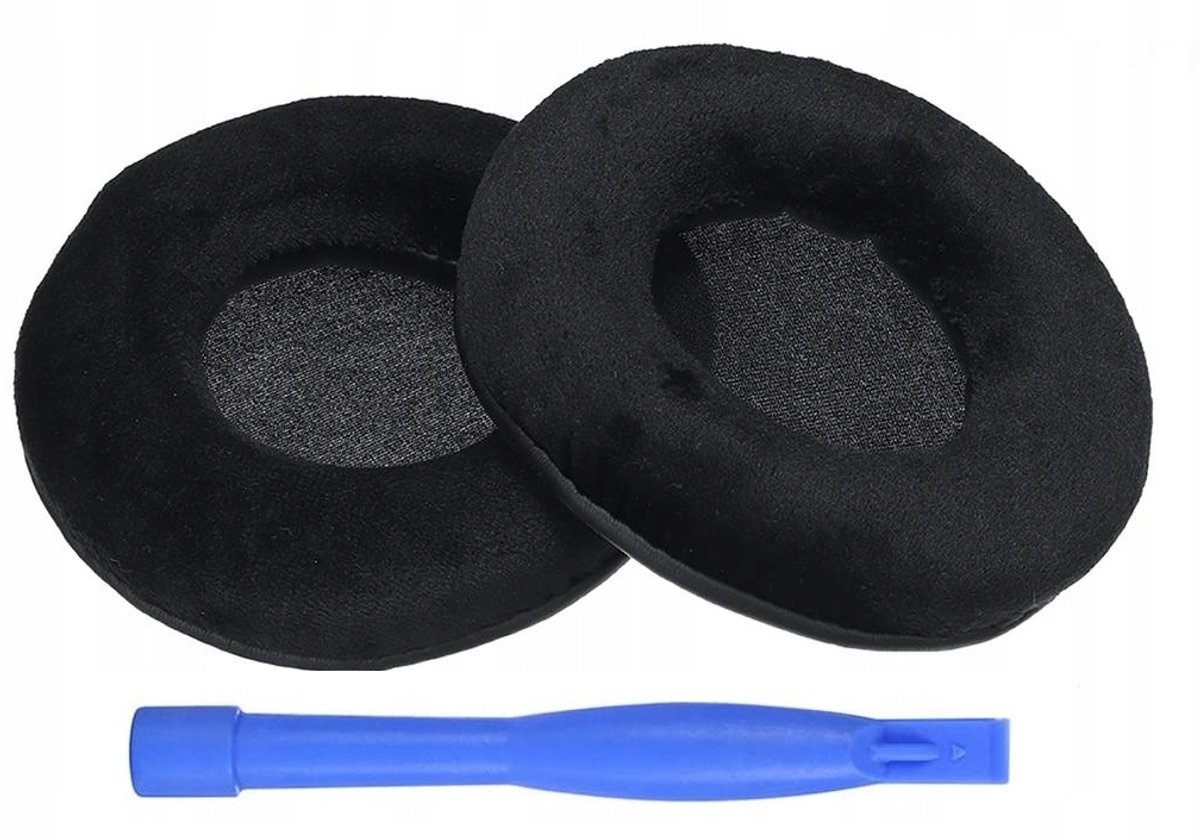 Premium Velours Oorkussens voor Superlux HD330 HD440 HD660 - Zwart