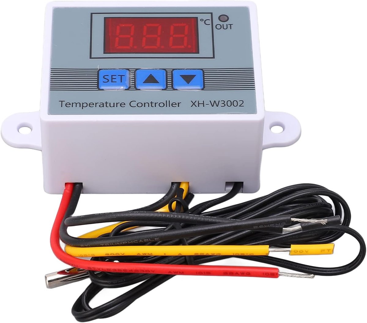 Digital Temperature Controller Thermostat Heating Cooling Switch with Waterproof Probe Heating Cooling Electronic - ShopVlot