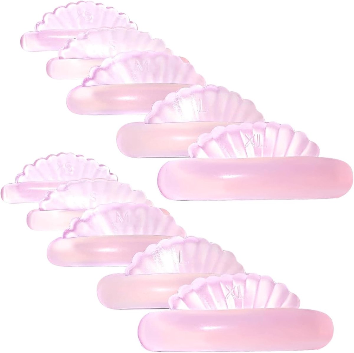 Set van 10 zelfklevende siliconen wimperlifting-pads, herbruikbare wimperlifting-pads voor wimperkrullen en permanent - ShopVlot