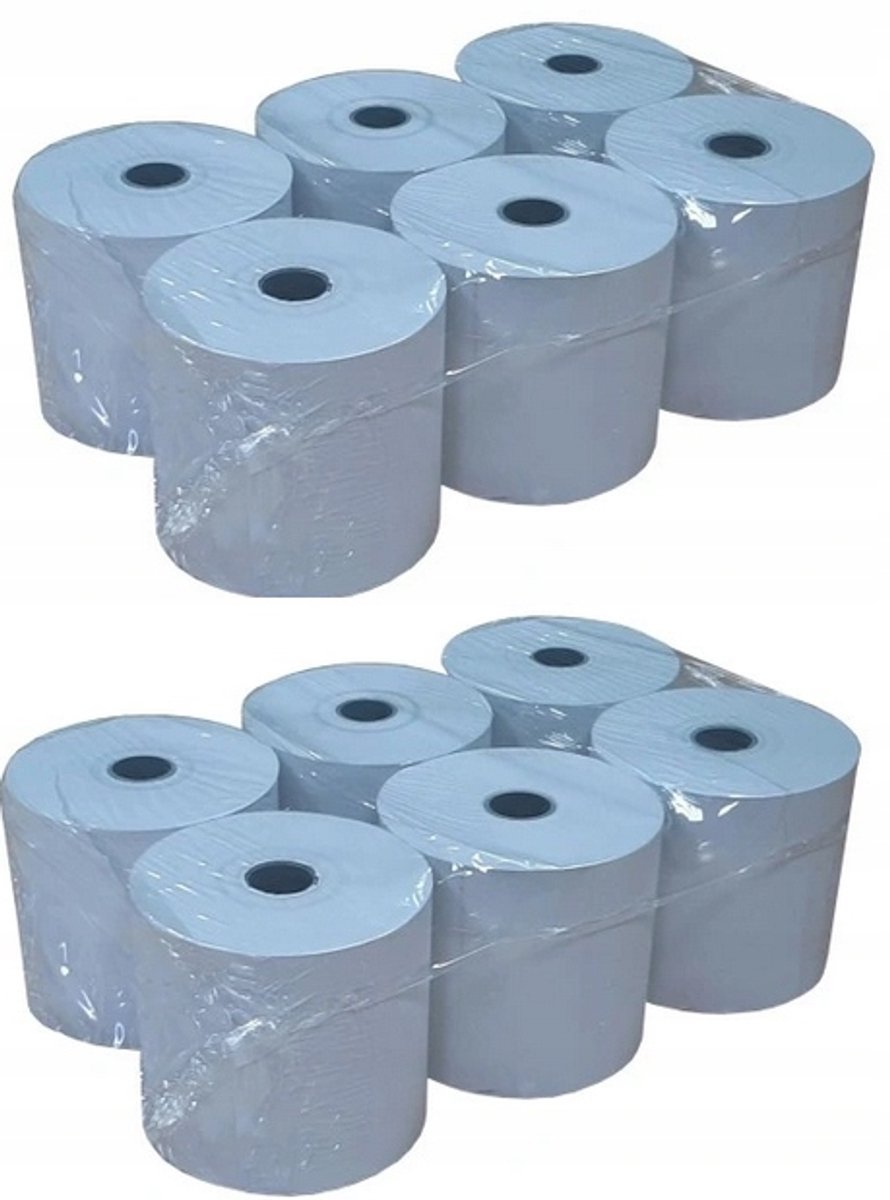 Rol thermisch papier 80x80 mm (12 stuks) - Hoge kwaliteit