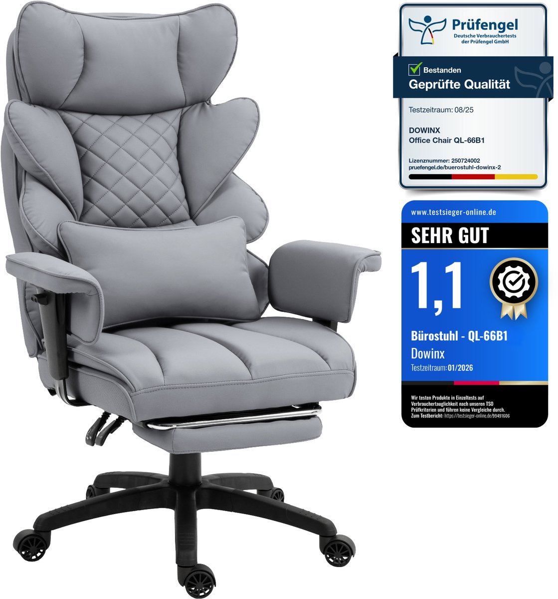 Afbeelding van Dowinx Ergonomische Gamingstoel met - Review & Vergelijking